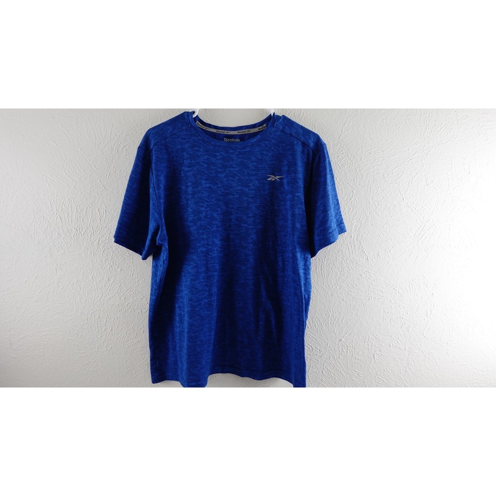 Reebok Training Men's Short Sleeve Blue T-Shirt size m speedwick
